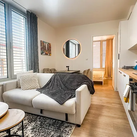 Bright Modern 1br • Quiet • 20 Min Center • Grill * Prag